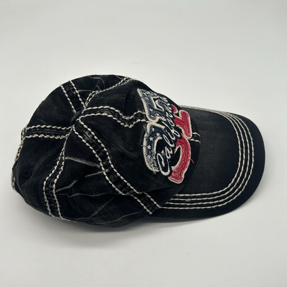 Vtg Y2K San Francisco California Embroidered Yukon Strap Distressed Baseball Hat - Picture 8 of 14